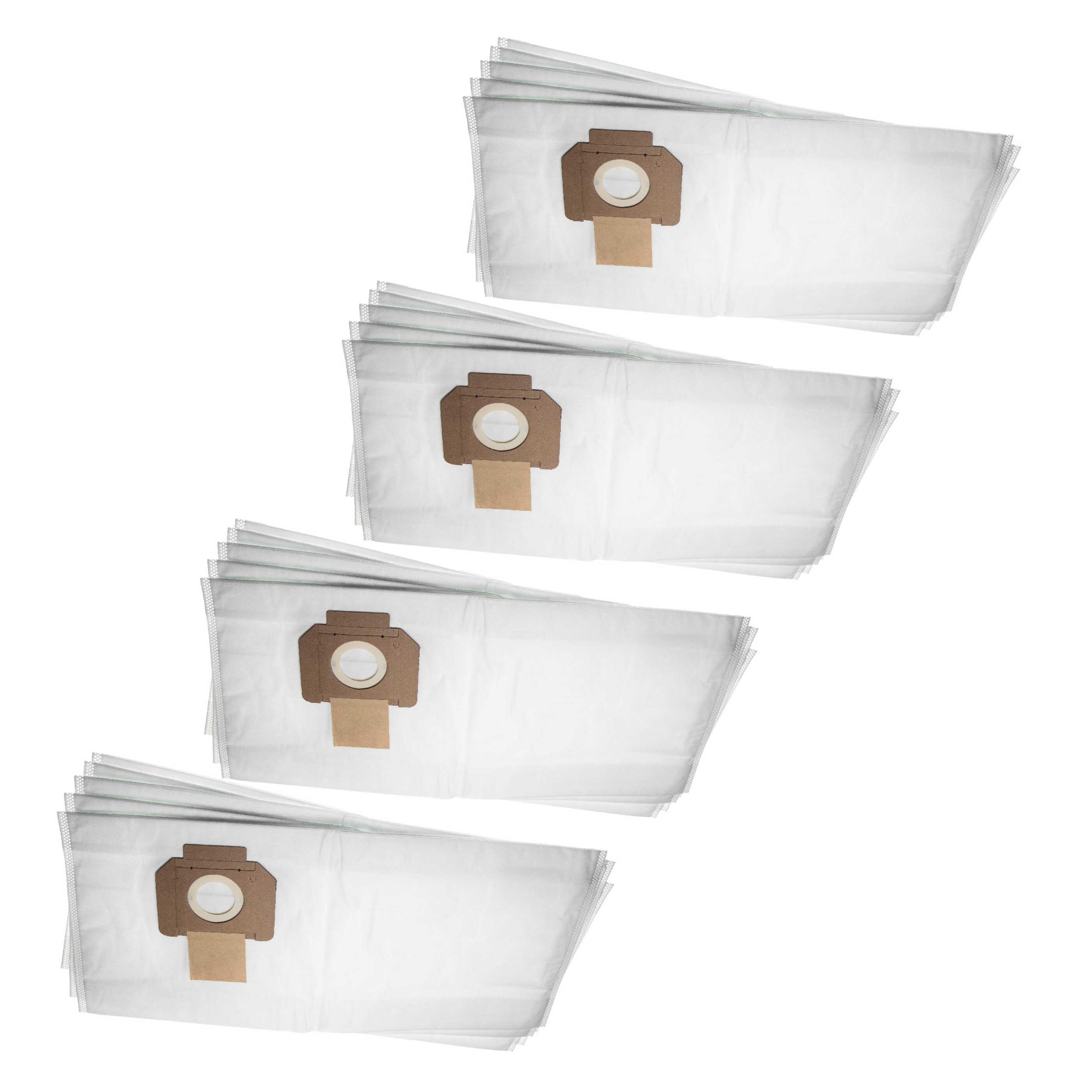 vhbw 20x Sacs compatible avec Nilfisk Alto Attix 30, 350, 30-01, 360, 30-11, 30-21, 350-01 aspirateur - 27,9cm x 64,3cm blanc - 4