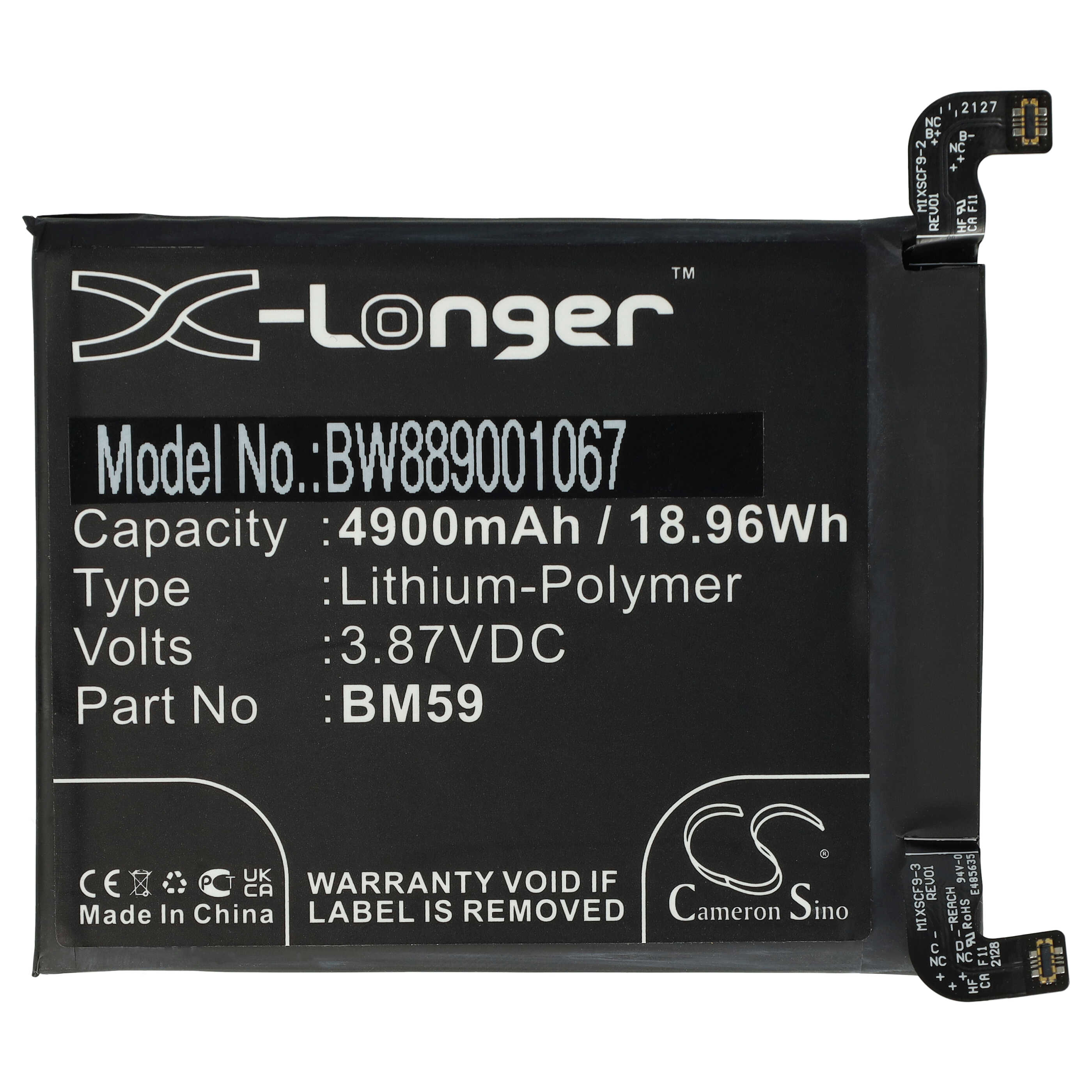 vhbw batteria compatibile con Verizon FiveSpot, Fivespot Global
