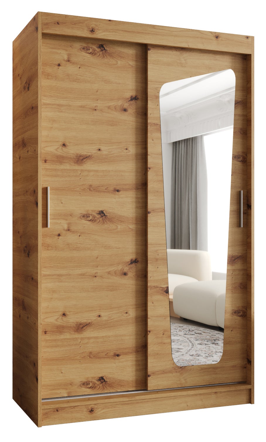 Szafa przesuwna garderoba MOKA 120 x 62 x 200 cm Artisan - Abiks Meble