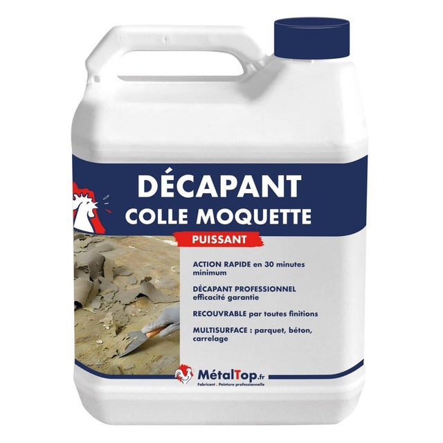 Decapant Colle Moquette - 1 L - Métaltop