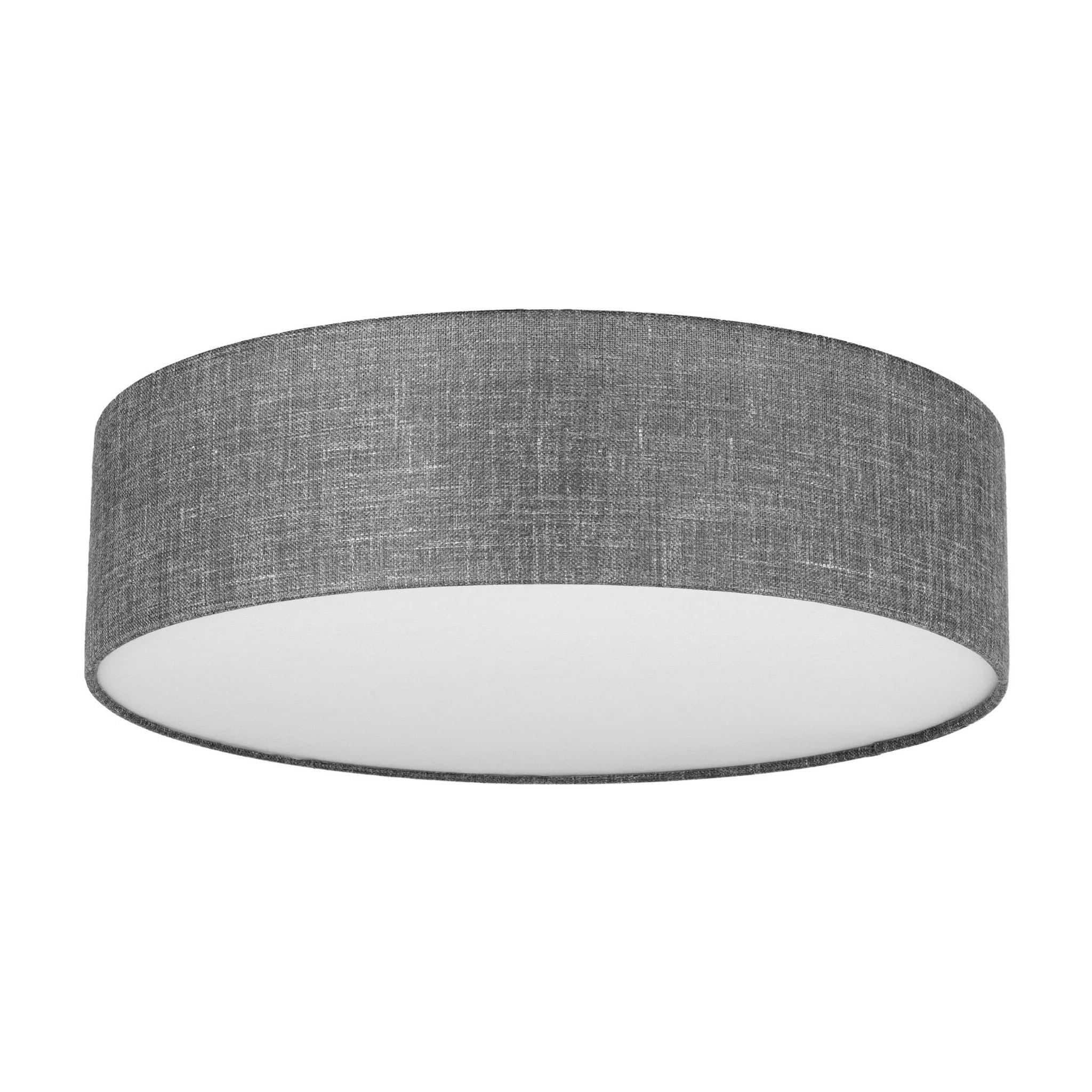 Plafon Earth okrągły biało-szary 4xE27x15W wym: 17 x 60 cm IP20 tkanina TK Lighting