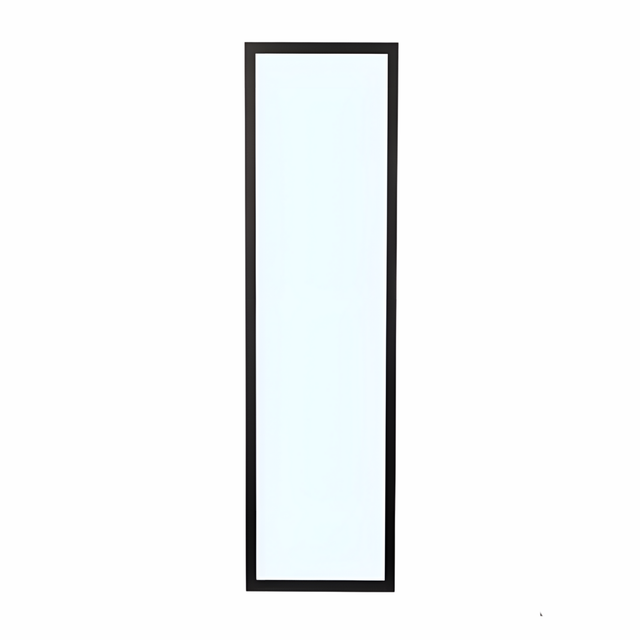 Lustro wiszące GIFTDECOR czarne drewniane 120X30 cm 1 szt.