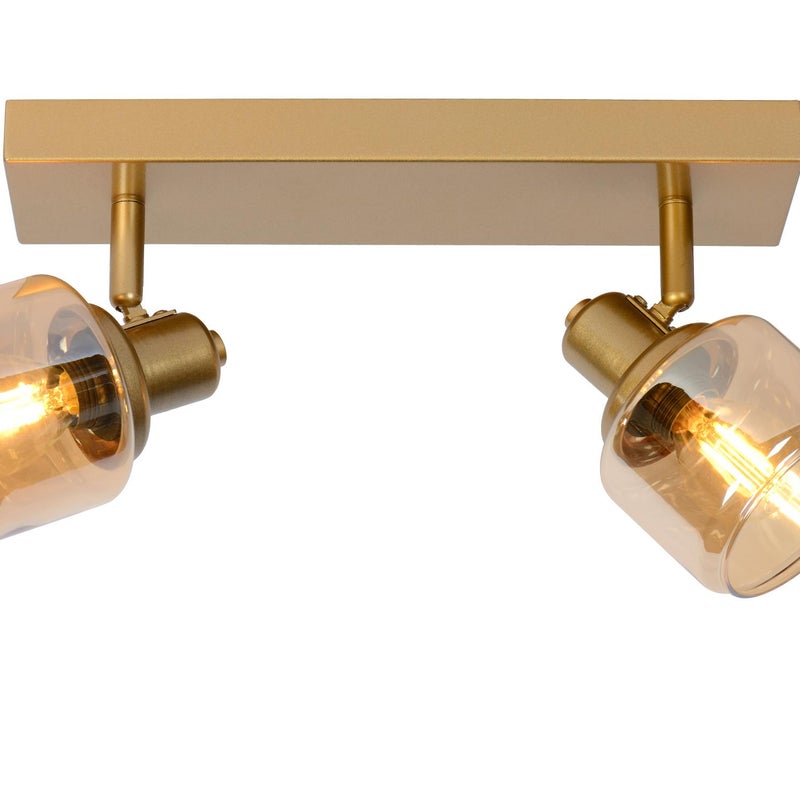 Spot sufitowy BJORN złoto-odcienie złota 2 x E14 x 40W wym:15x30x15cm Lucide