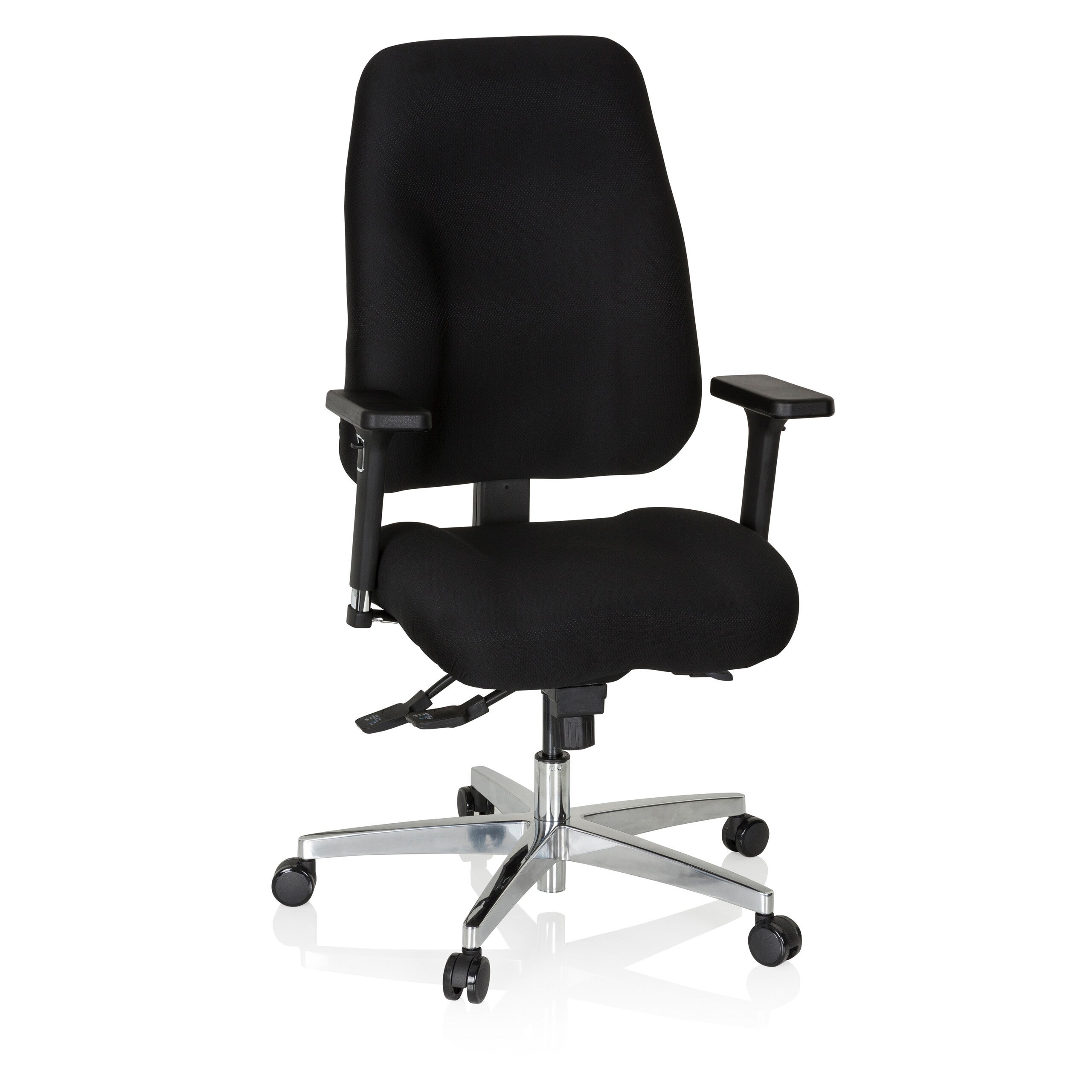 Krzesło biurowe / krzesło wykonawcze ZENIT COMFORT czarny hjh OFFICE