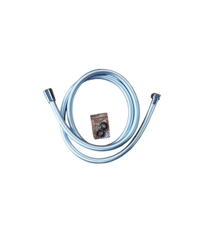 Flexible de douche PVC nuance argent - 1,50 m