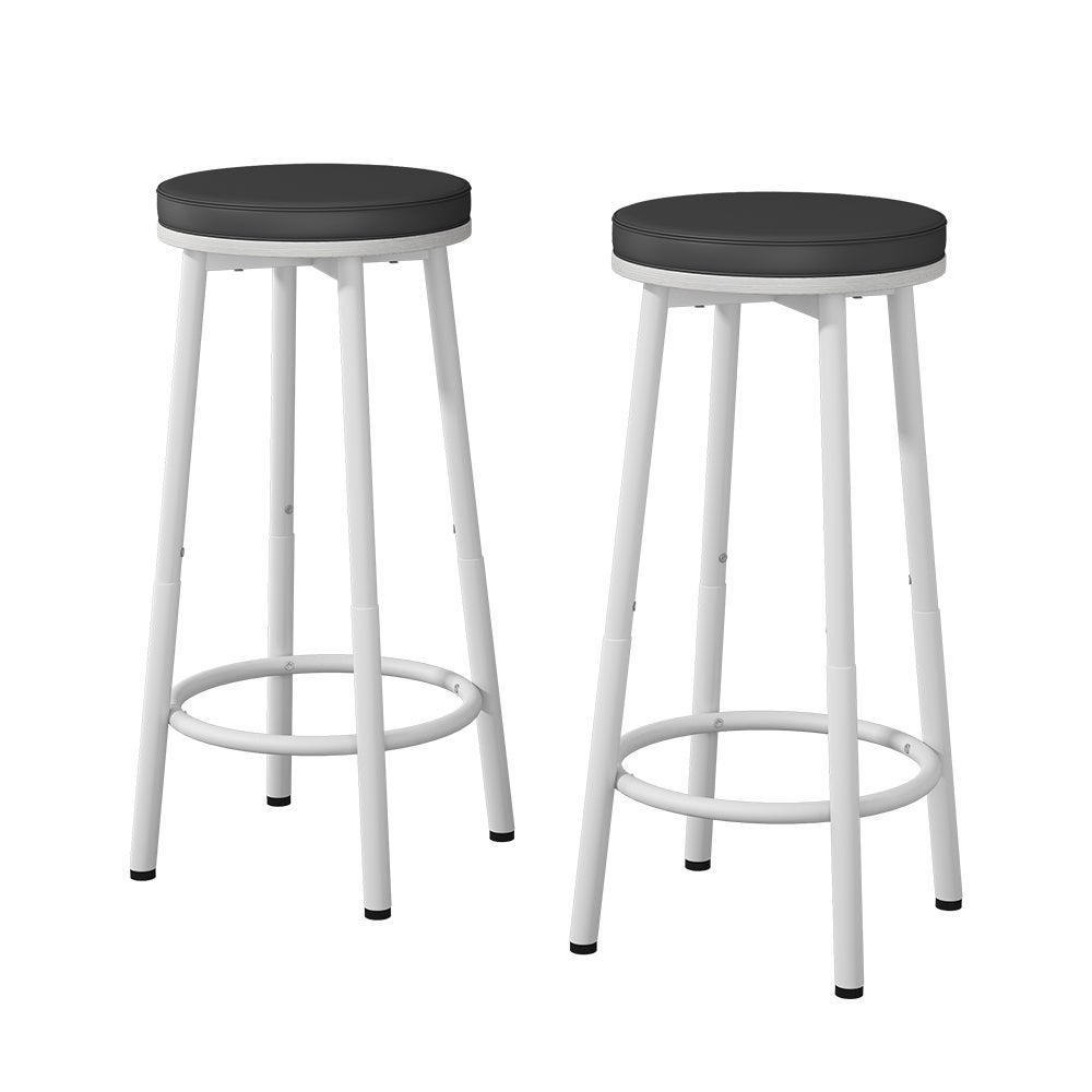 Vicco Stołek barowy zestaw 2 Edmonton, Biały, 31.5 x 64 cm 2 części - 7