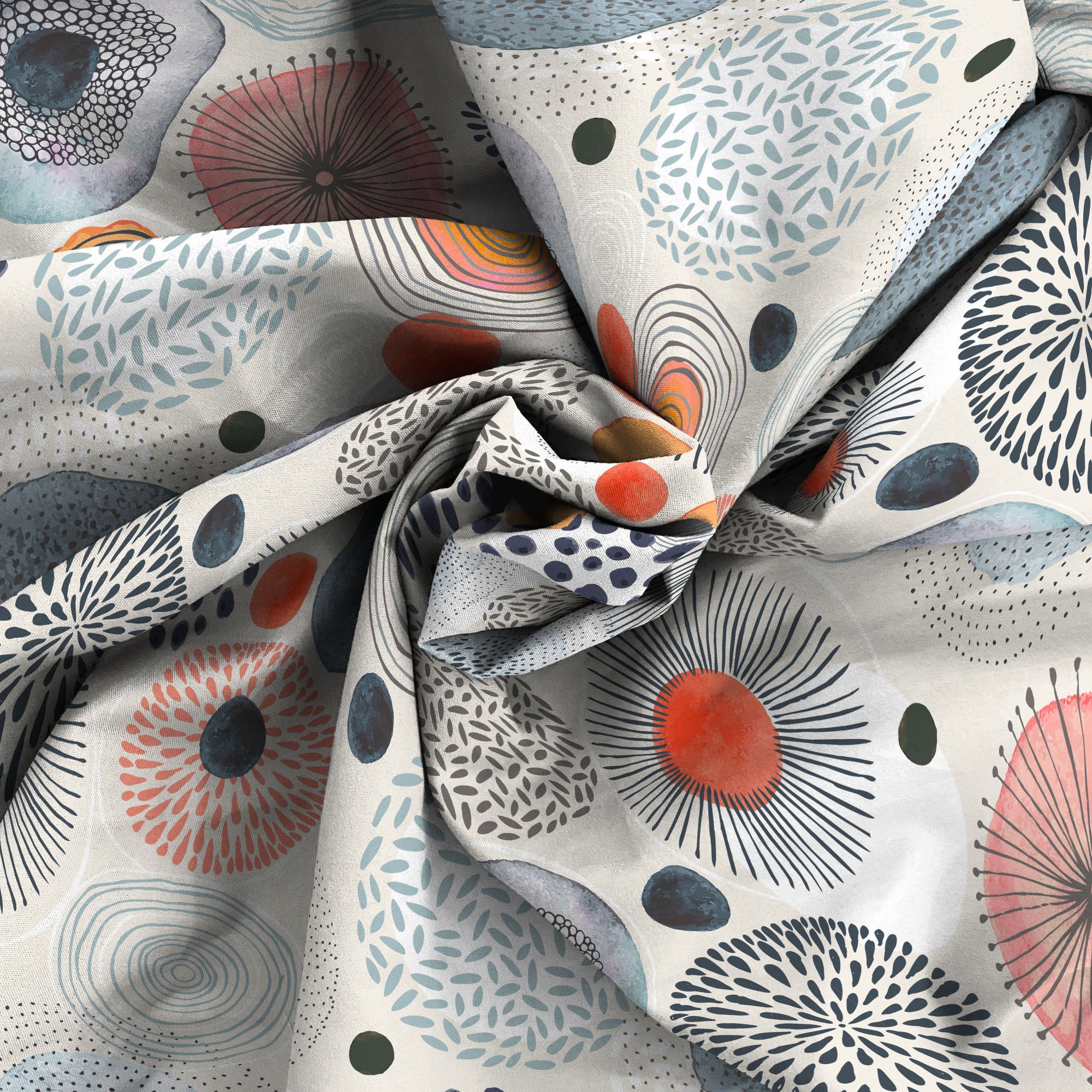 Couette d'hiver Basic, imprimée, 1 place et demie, 200x245 cm, acquerello - 3