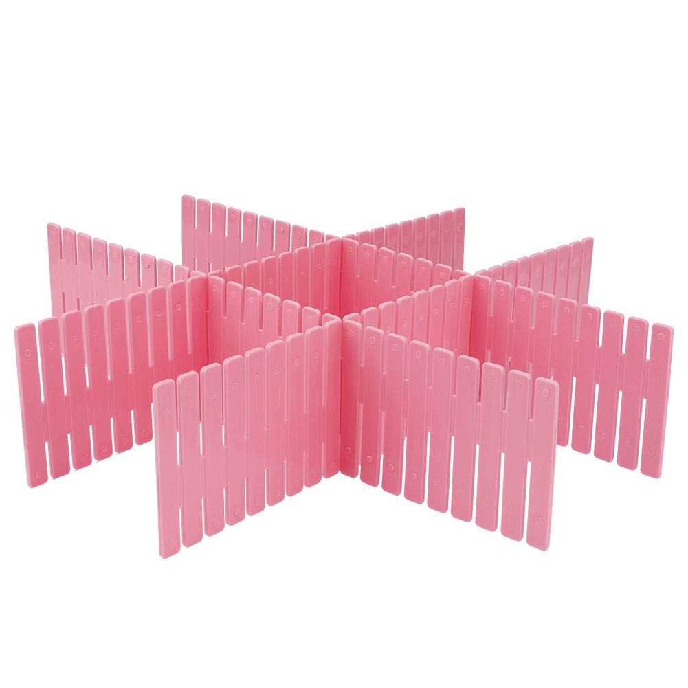 32 PCS Organisateur De Tiroir Réglable - Séparateurs Pour Vêtements, Sous-Vêtements, Maquillage Et Cuisine