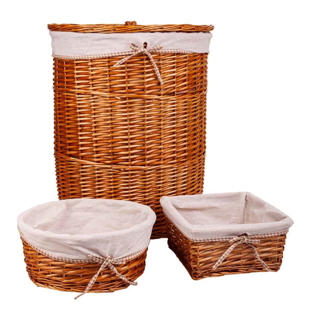 Red Hamper Cesto Rosso Mini Pennine Shopping Basket