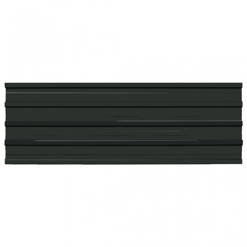 Panneaux de toiture 12 pcs Acier galvanisé Anthracite - 6