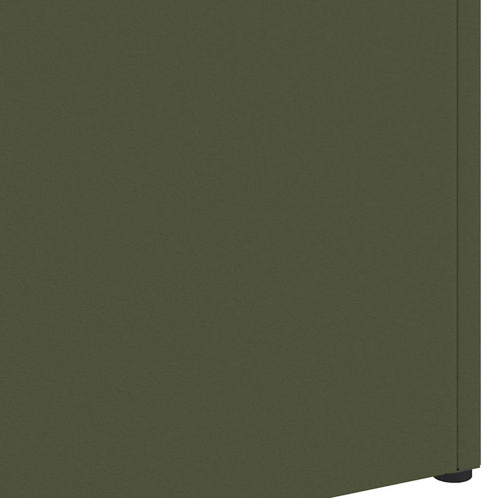 Porte-parapluie vert olive pour l'entrée, 28 × 12 × 41 cm - 6