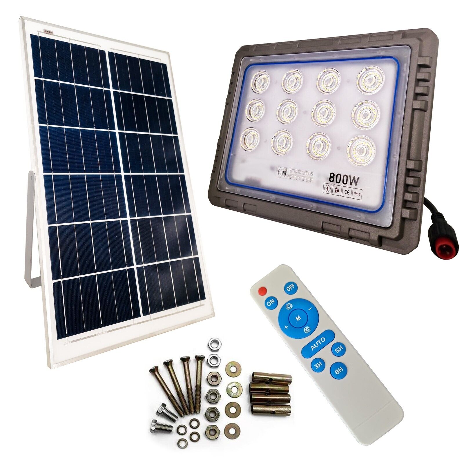 Faro Solare Per Barca Luce Rossa IP68 - Impermeabile, Con Pannello Solare E Batteria Al Litio - Foto 5