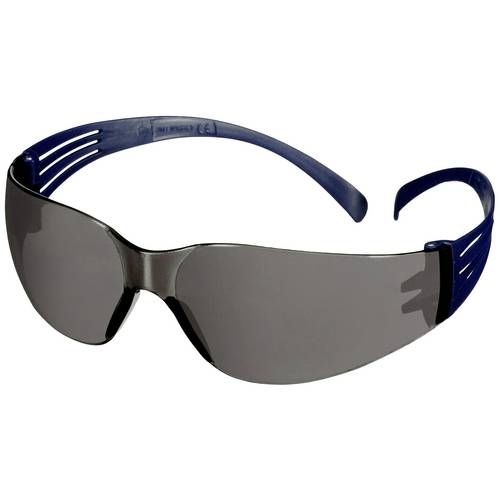 3M Tora  CCS  - Lunettes De Sécurité Incolores En Polycarbonate Sans Monture Avec Branches Bleues Anti Buee Anti Rayures Et Anti Uv 1 Piece