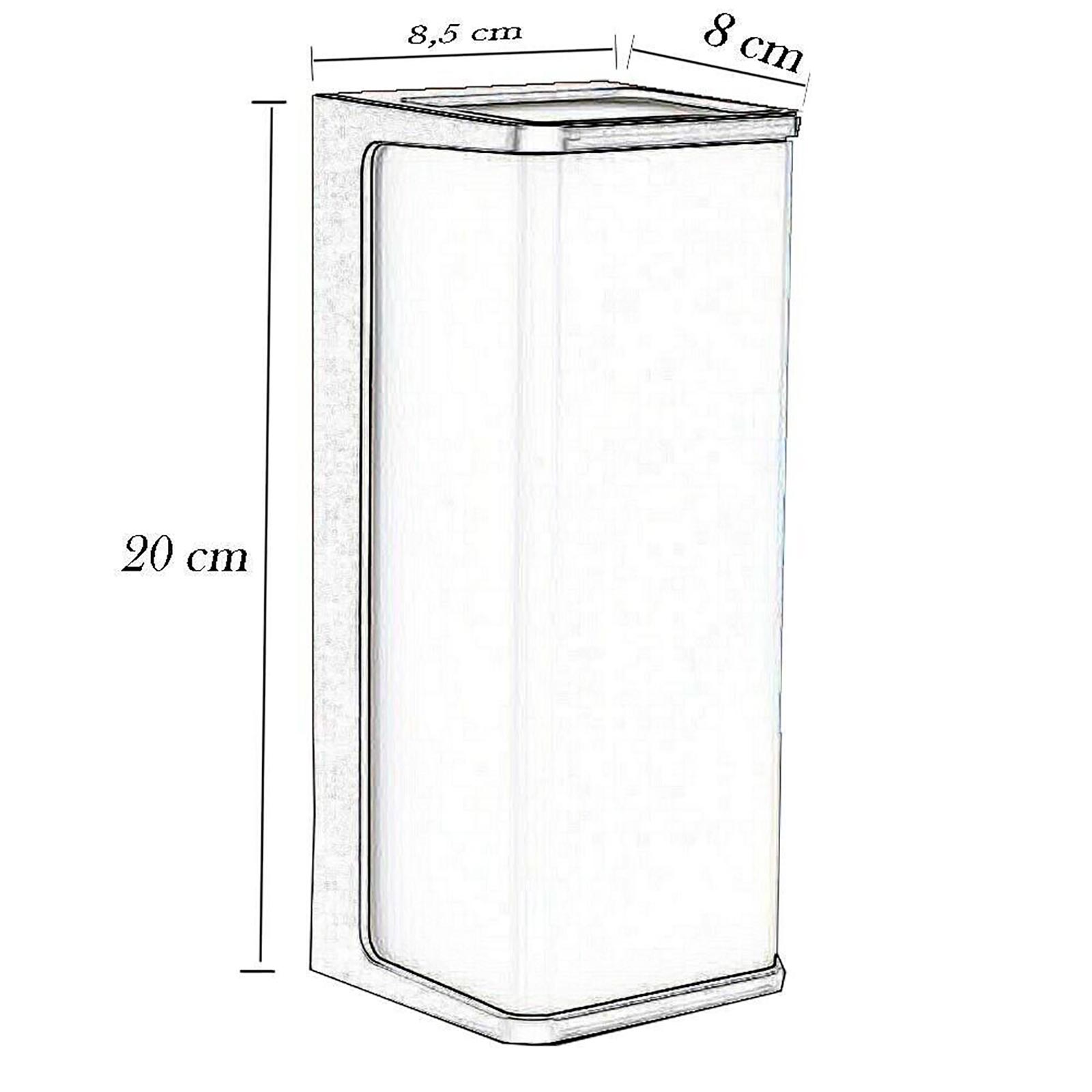 Aplique moderno lámpara impermeable IP65 LED 10W salida 95W aplique de bajo consumo jardín entrada balcón 230V NEGRO 6500K - 7