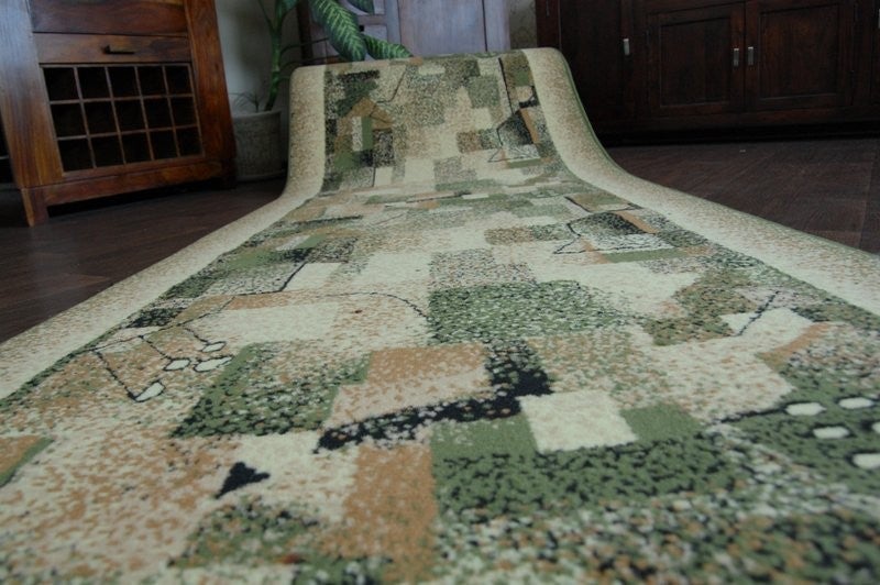 TAPIS DE COULOIR BCF IMPRESJA olive 70 cm 70x750 cm - 2
