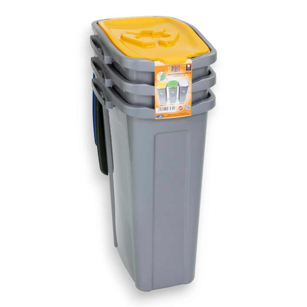 Letica Premium Secchio In HDPE 7 Galloni (26,5 Litri) - Naturale, Confezione Da 3