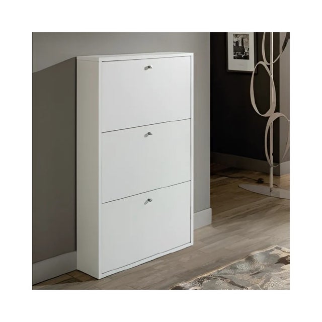 SoBuy Scarpiera salvaspazio Slim, portascarpe salvaspazio Regolabili, scarpiere,scarpiera pieghevole L60*P30*A50 cm, Bianco FSR95-W | Leroy Merlin