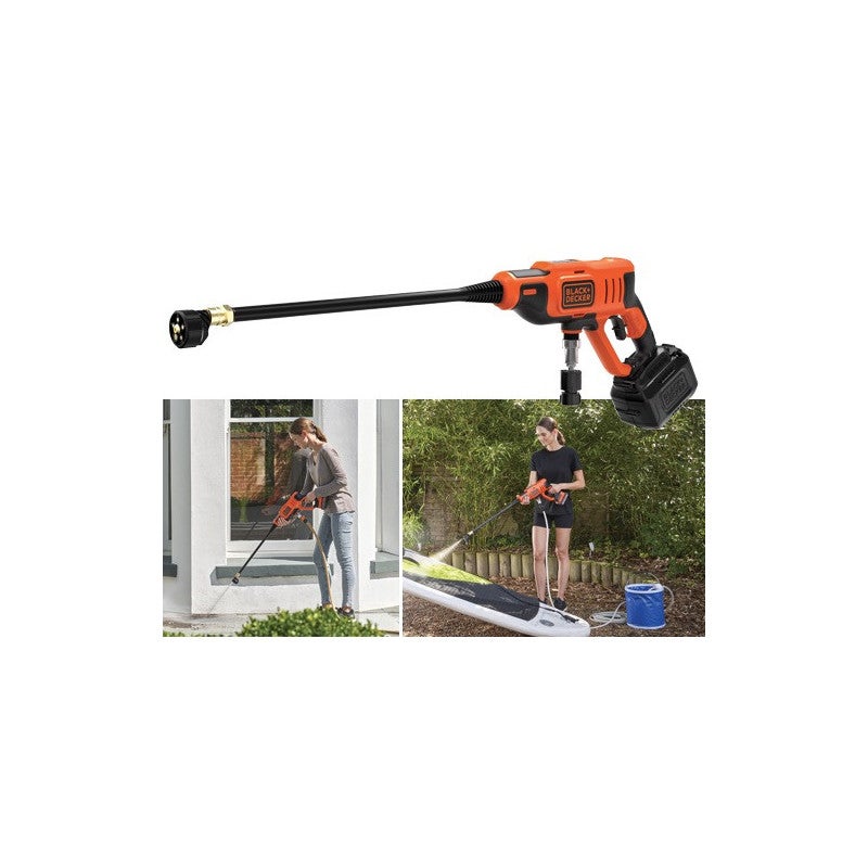 Myjka ciśnieniowa PowerConnect 18 V 350 PSI bezprzewodowa – BCPC 18D1 wielofunkcyjna – Black &amp; Decker