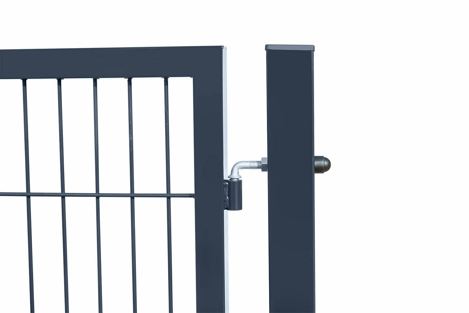 Home Deluxe - Portail de jardin ADITUS à double battant - Vert, 140 x 350 cm - avec poignée, serrure, clés et verrouillage au sol I Portail de jardin - 4