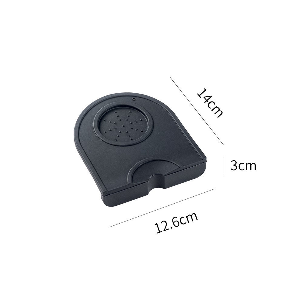 Tapis De Tassage Espresso Silicone Antidérapant Gris - Tamper Mat Protection Bords Barista