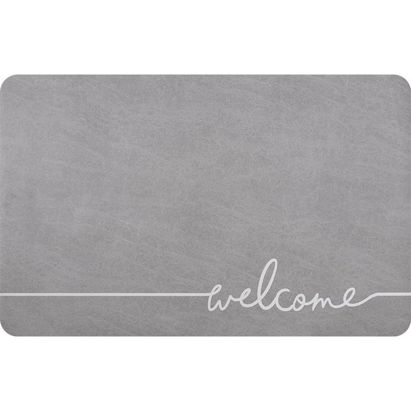 Tappeto Bagno Antiscivolo, Tappeti Bagno Assorbenti, 50x80cm Tappetini da Bagno, Tappetino Doccia Assorbente, Bagno Tappeto Doccia Assorbente, Tappetino da Bagno Microfibra Lavabile Mat Cucina, Grigio