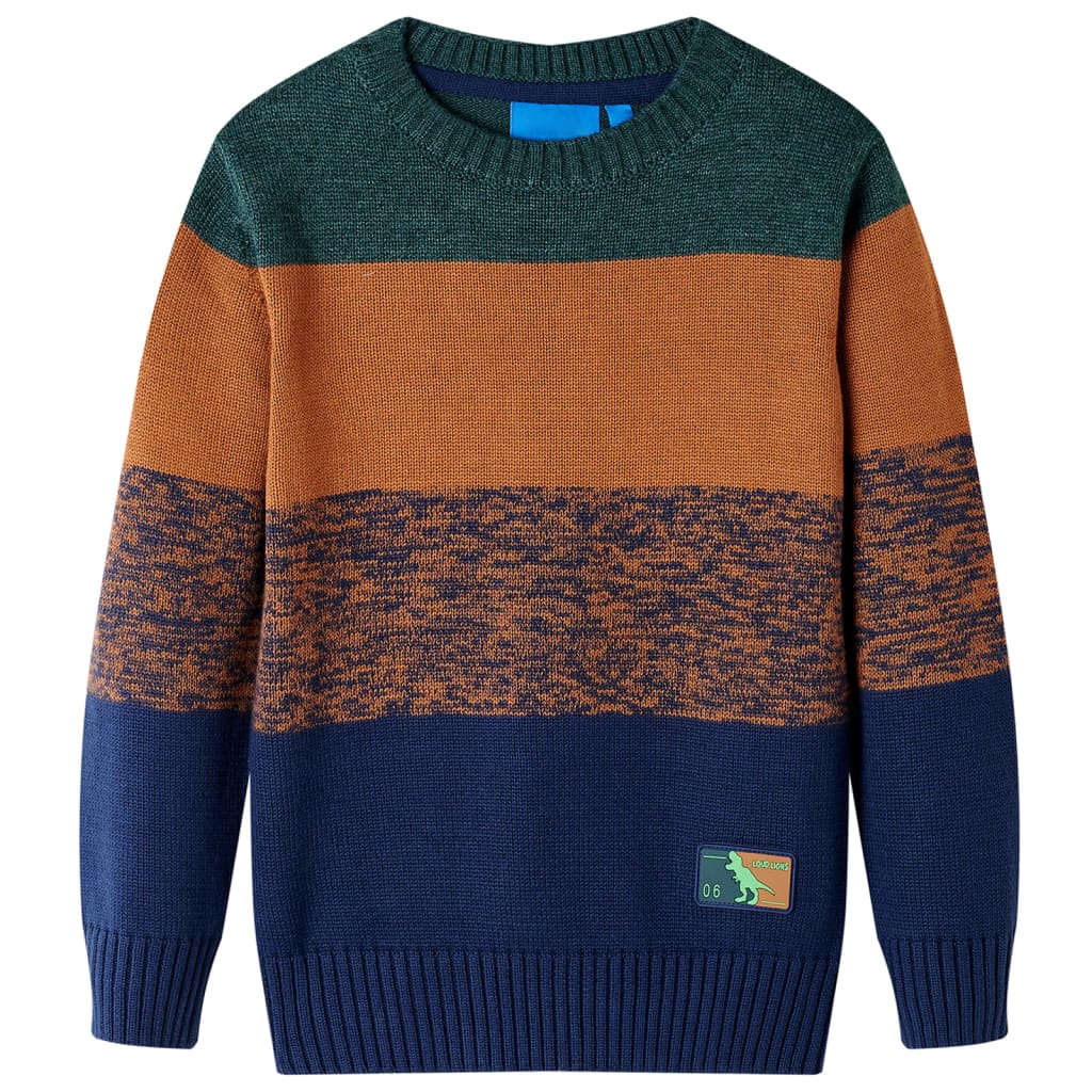 Maglione per Bambini Lavorato a Maglia Multicolore 92 | Leroy Merlin