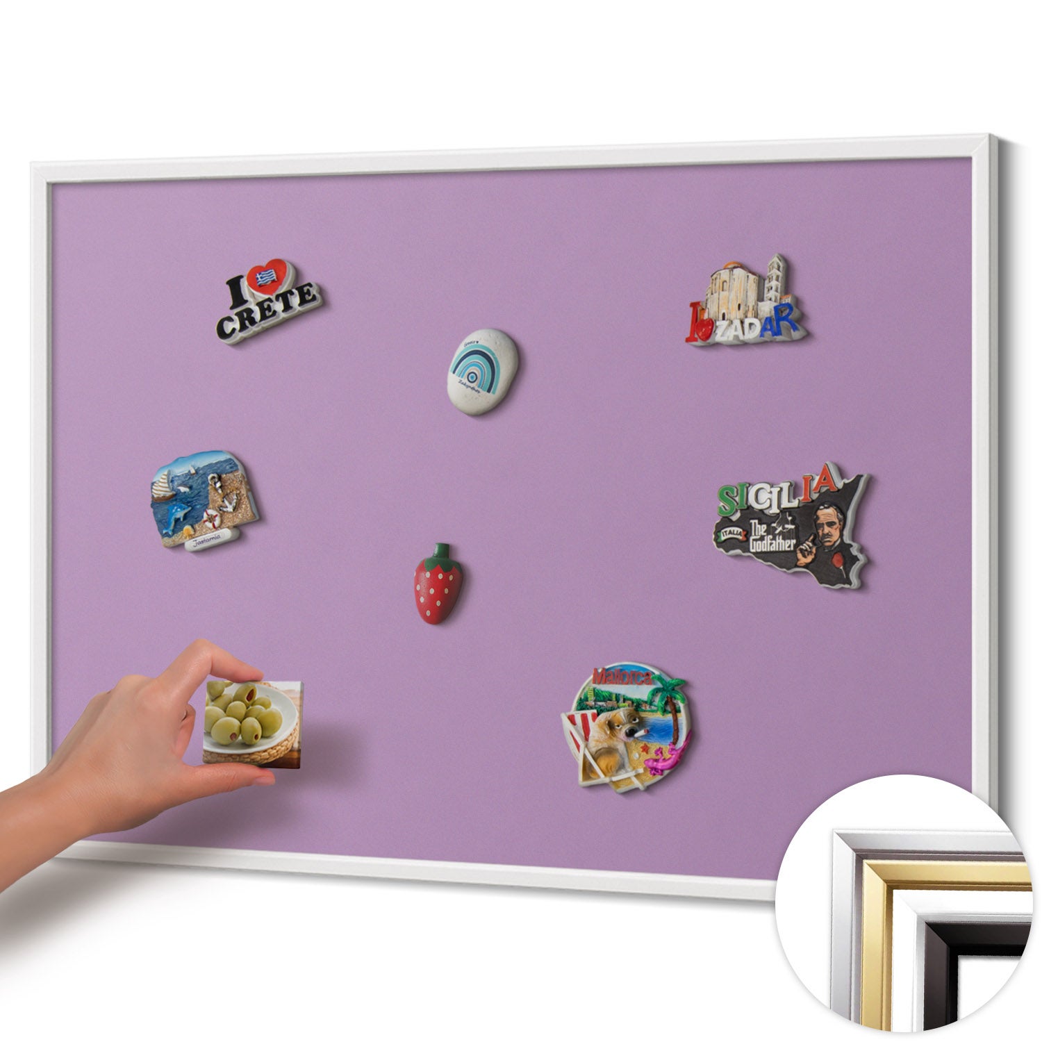 Tableau aimanté mural décoration pratique pour organiser vos idées ...