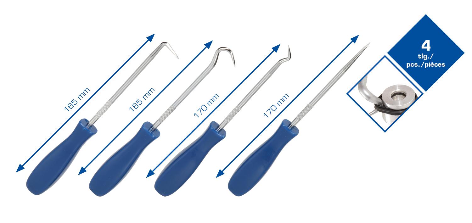 Brilliant Tools Kit d'outils crochets, 4 pcs - 3