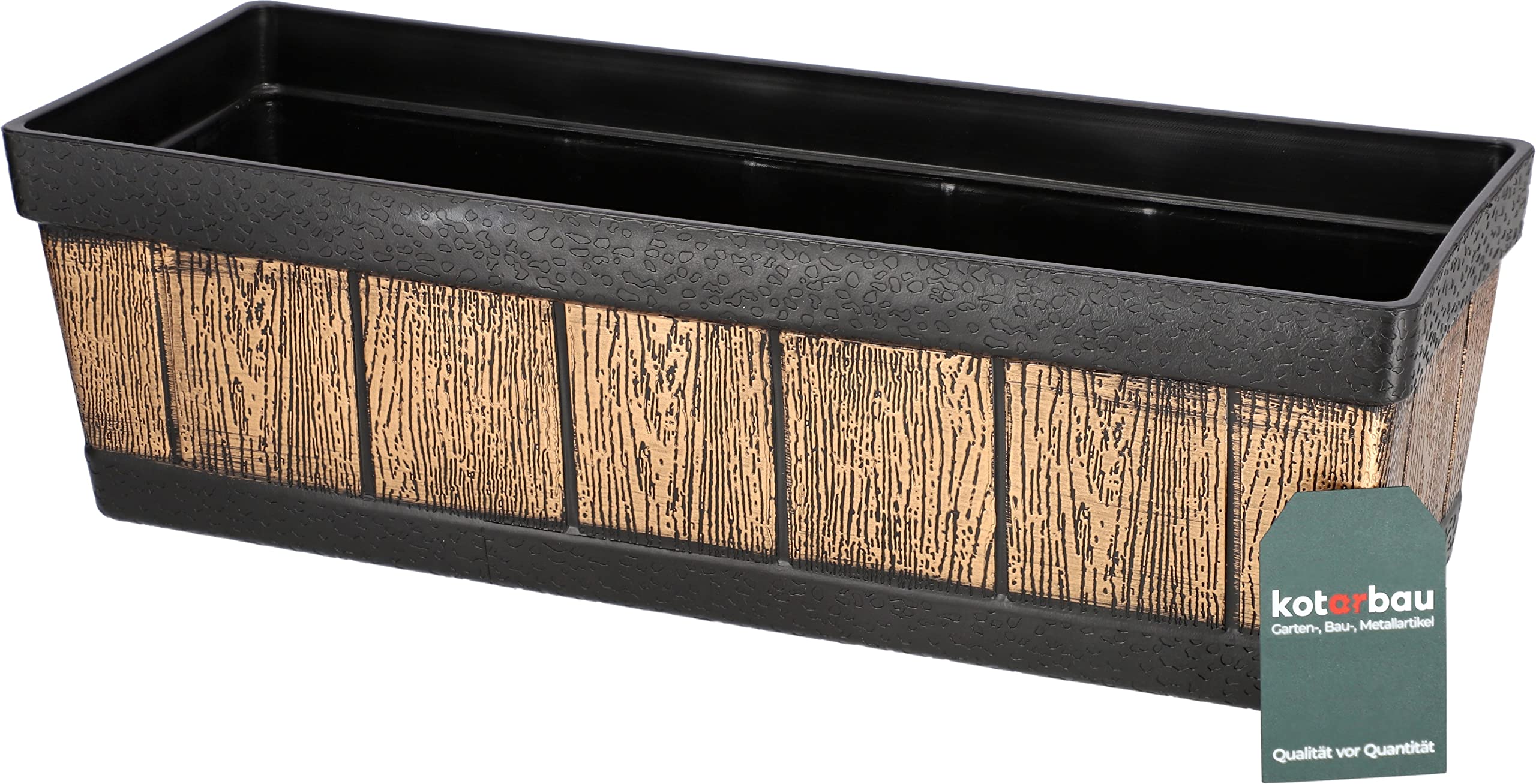 Donica doniczka ogrodowa skrzynka kwietnik na kwiaty rośliny osłona 46x14cm - KOTARBAU