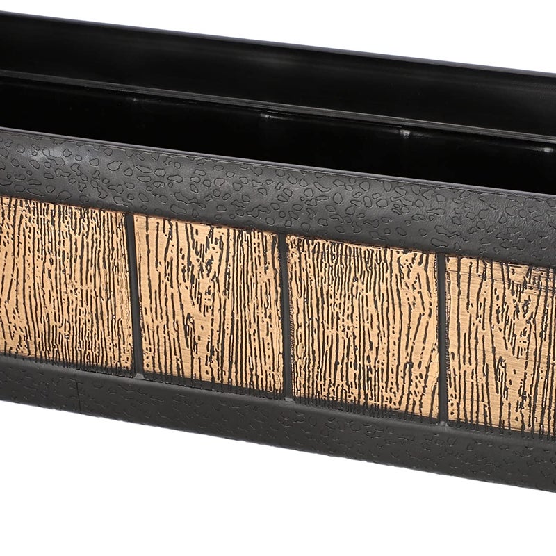 Donica doniczka ogrodowa skrzynka kwietnik na kwiaty rośliny osłona 46x14cm - KOTARBAU