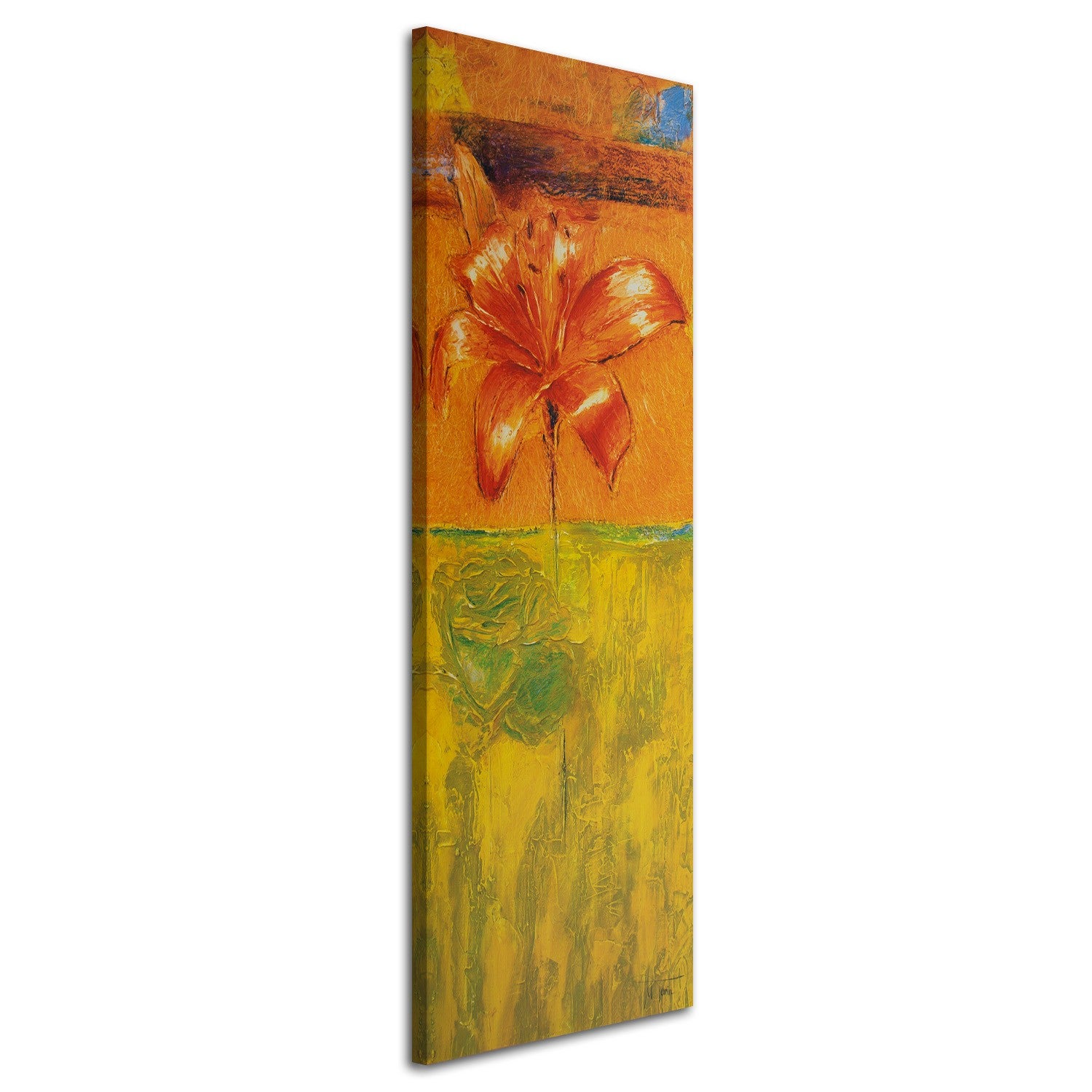 Obraz na płótnie, Pomarańczowa lilia 40x120