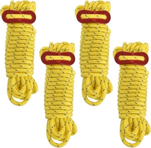 Corde De Guidage UHMWPE Réfléchissante 2mm - 12 Mètres - Pour Tente, Auvent, Camping - Résiste 330 Kg