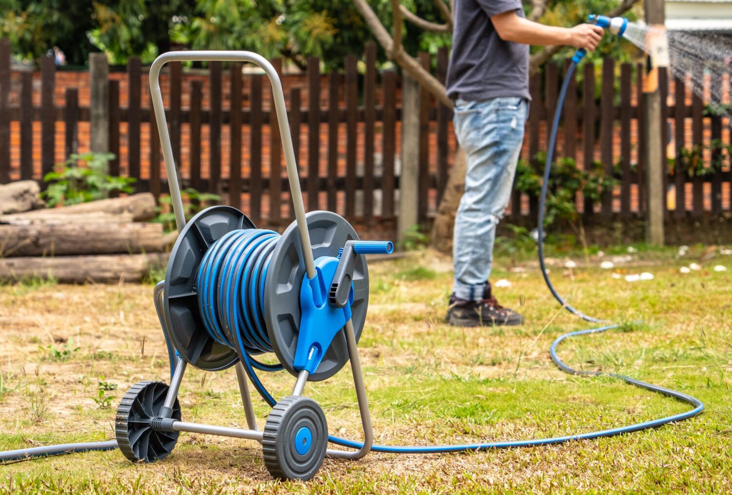 Liberty Garden Carrello avvolgitubo Explorer a due ruote