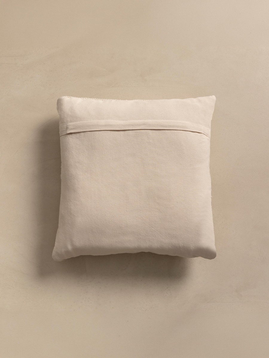 Cojín algodón blanco 45 x 45 cm - 4