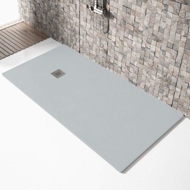 Receveur de douche 90x200cm extra plat MADISON en résine surface ardoisée béton