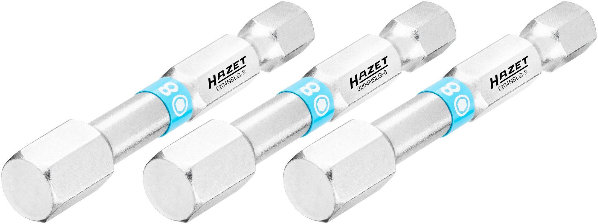 Hazet 2223LG-T25 Embout Tournevis Hexagone 1/4'' Torx Intérieur T25 Longueur 65 Mm - Fabriqué En Allemagne