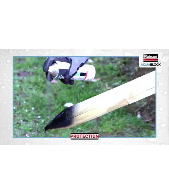 Rivestimento sigillante Rubson Aquablock spray nero 0,3L - 4