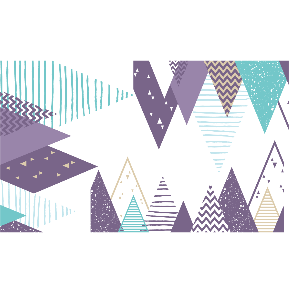 Adesivo bambino di montagna scandinavo grihska - Sticker adesivo - adesivi murali - 100x170cm - 2