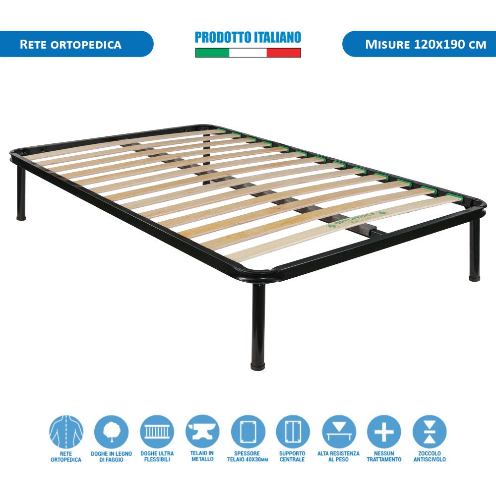 Rete Matrimoniale Rete A Molle Una Piazza E Mezza Rete Letto Una