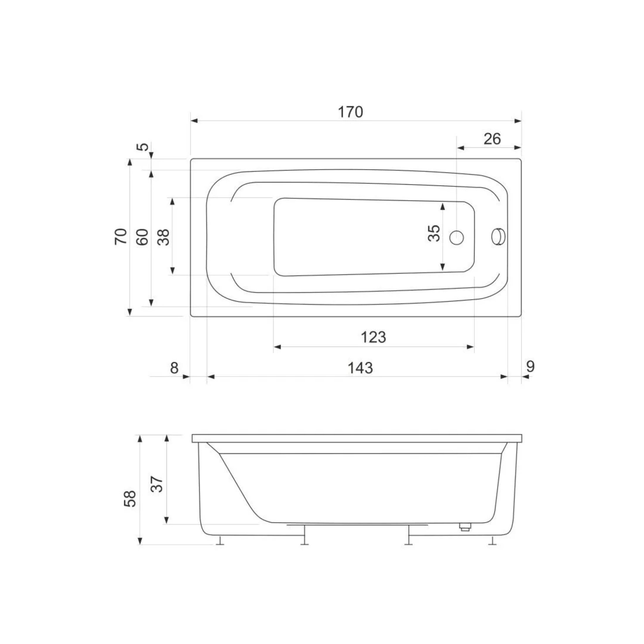Baignoire d'hydromassage d'angle 