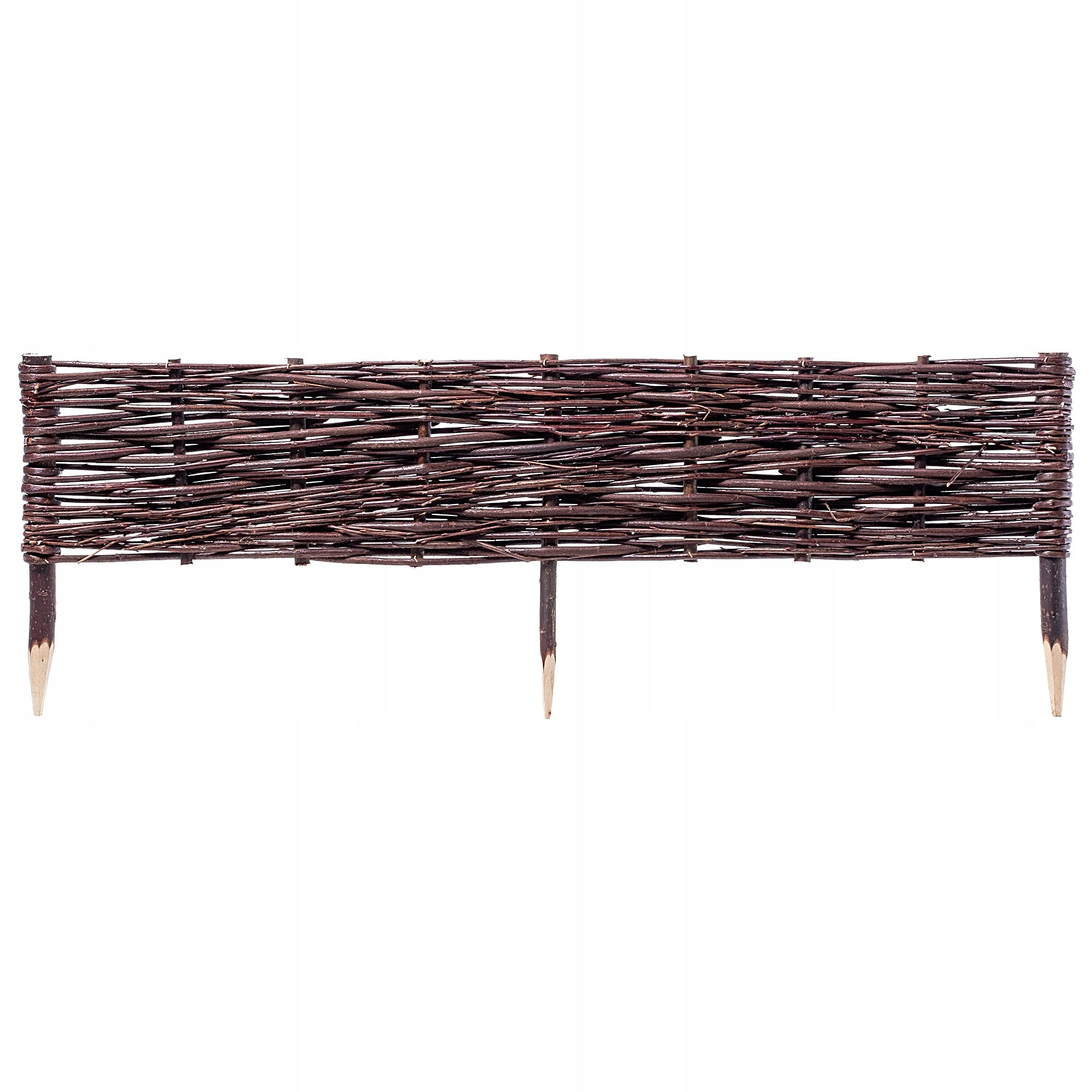 PALISADA OGRODOWA WIKLINOWA OBRZEŻE TRAWNIKOWE PŁOTEK 100x30 cm WYSOKA PŁOT