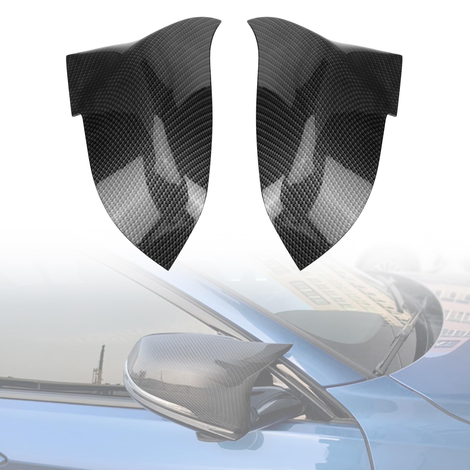 1 paio di copri specchietti retrovisori per 220i 328i 420i F20 F21 F22 F30 F32 F33 F36 X1 E84 - 5