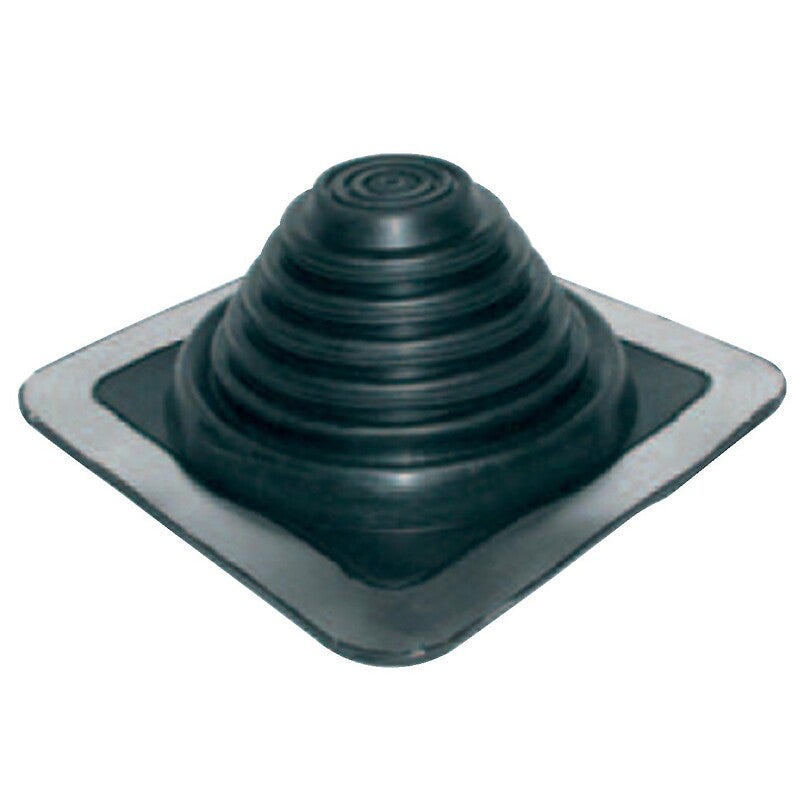 Sortie de toiture ronde universelle PIPÉCO, manchon en EPDM ajustable 70-177mm et embase aluminium ajustable - 2