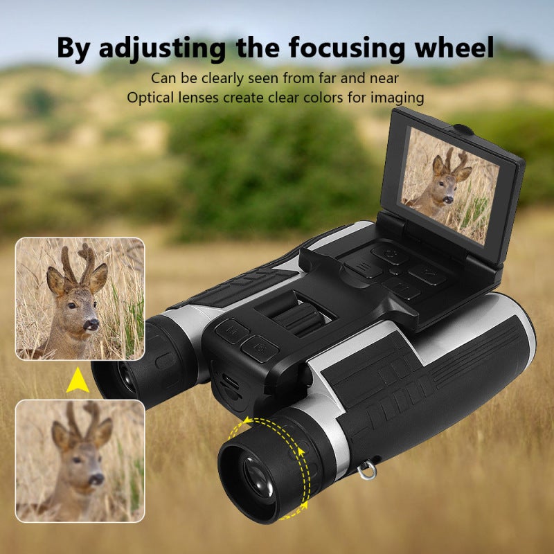 Digital Binoculars Outdoor Camping Telescope 12x32 Video Photo Recorder with 2.4 Inch LCD Display - 5
