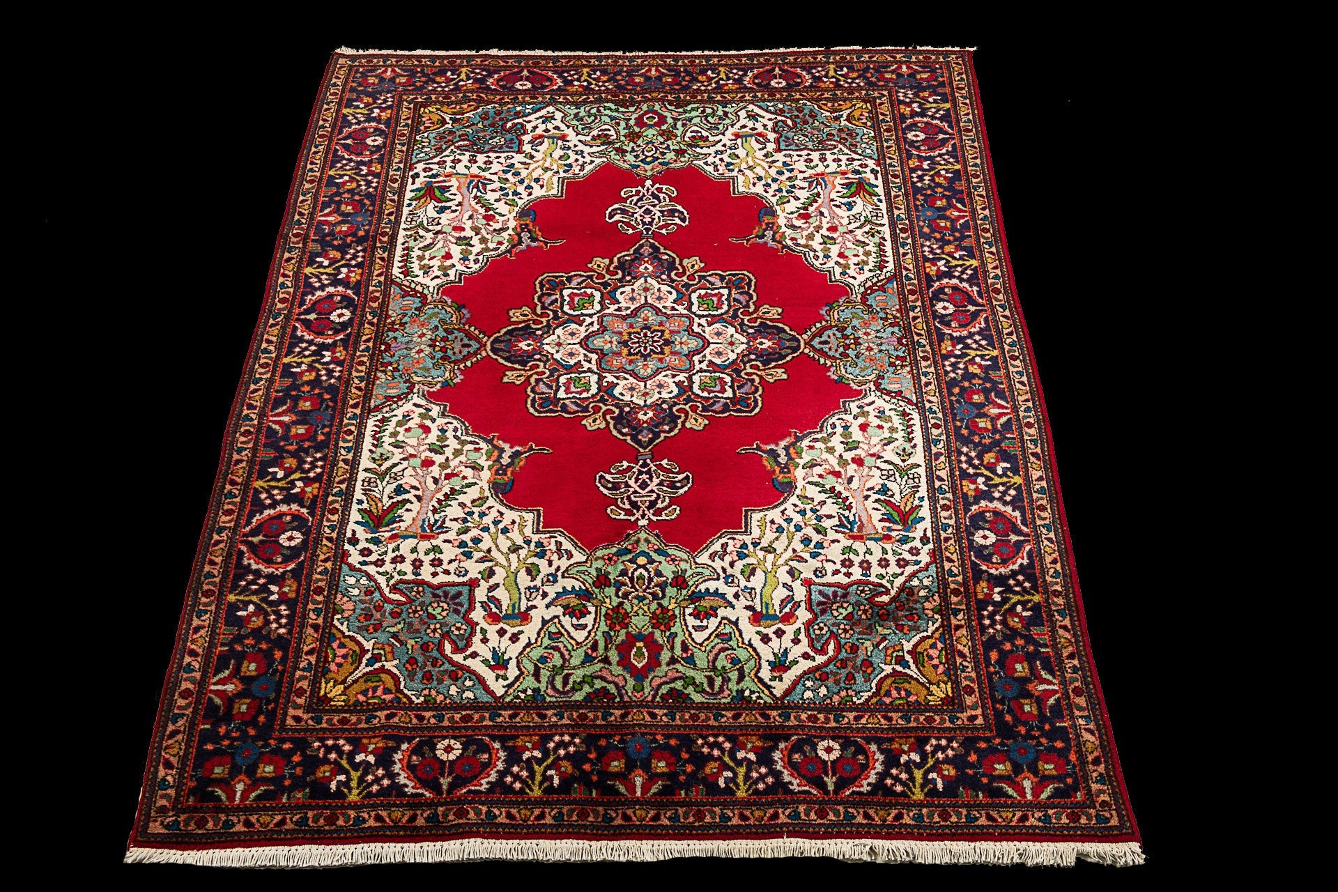 Oryginalny ręcznie tkany dywan orientalny, wymiary: 290x208 cm z certyfikatem autentyczności