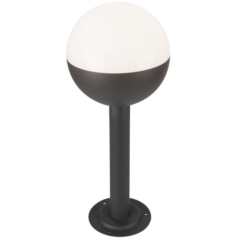 Lampa ogrodowa stojąca Ulsa czarny mat 1xE27x12W IP44 wym: 50 x 18 x 18 cm aluminium Polux