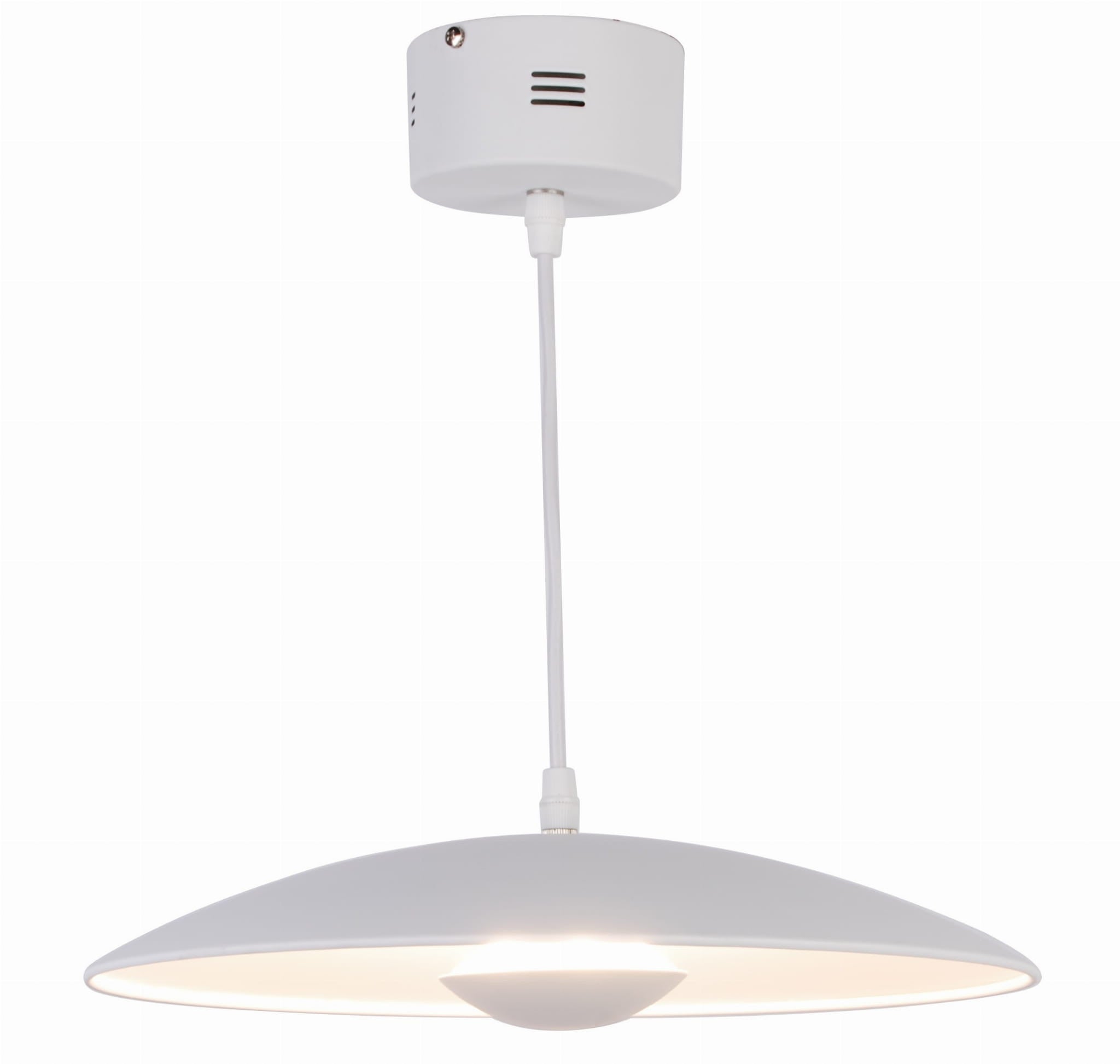 Lampa wisząca LUND LED 10W Ciepła biel 400lm biała wym: 114 x 34 x 34 cm Candellux