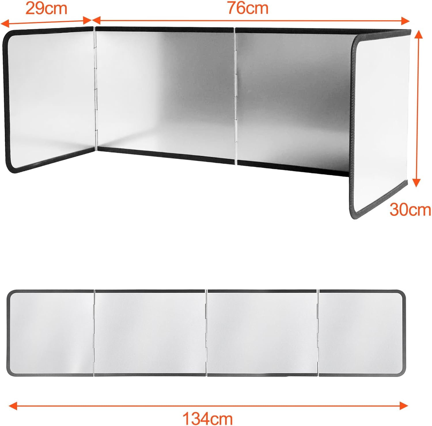 CJHZQYY Plaque Anti Eclaboussure Cuisine Pliable Protection Projection