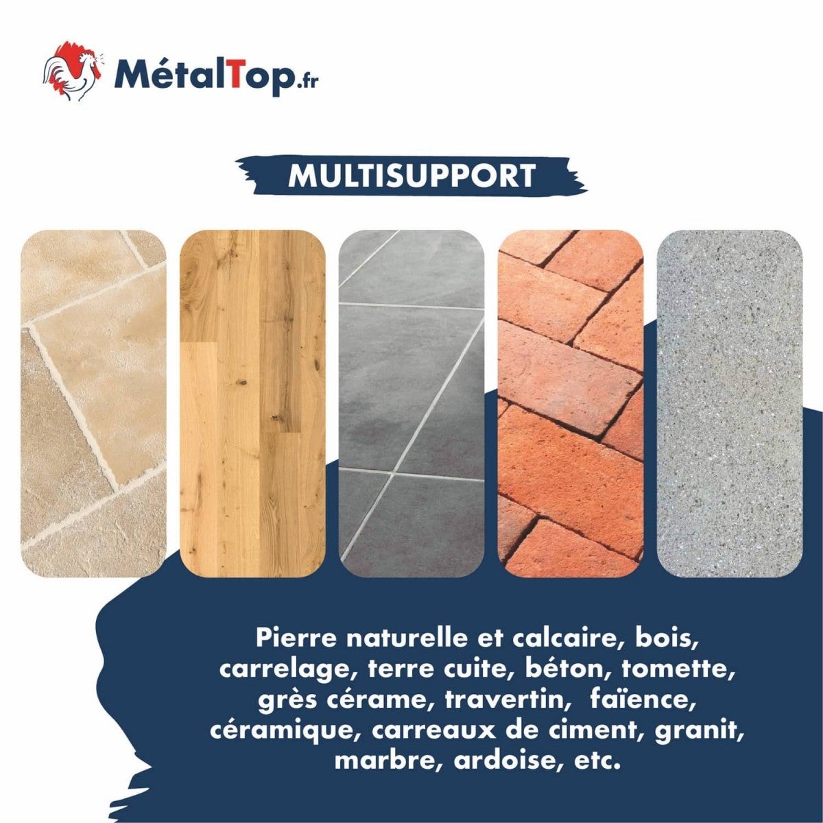 Peinture Sol Garage - Metaltop - Gris poussière - RAL 7037 - Pot 15L - 5