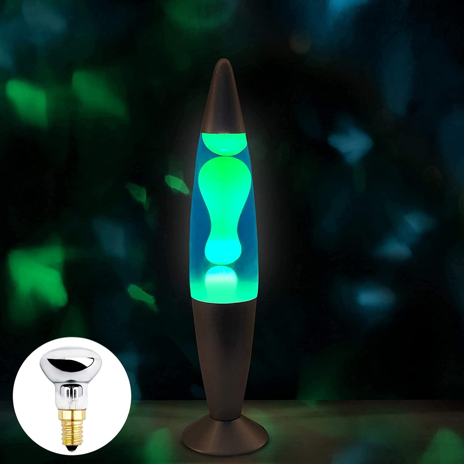Ampoules pour lampe à lave R39 25 W, 230 V, à intensité variable, culot E14, blanc chaud 2600 K, ampoules de rechange pour lampe à lave, lot de 5 - 6